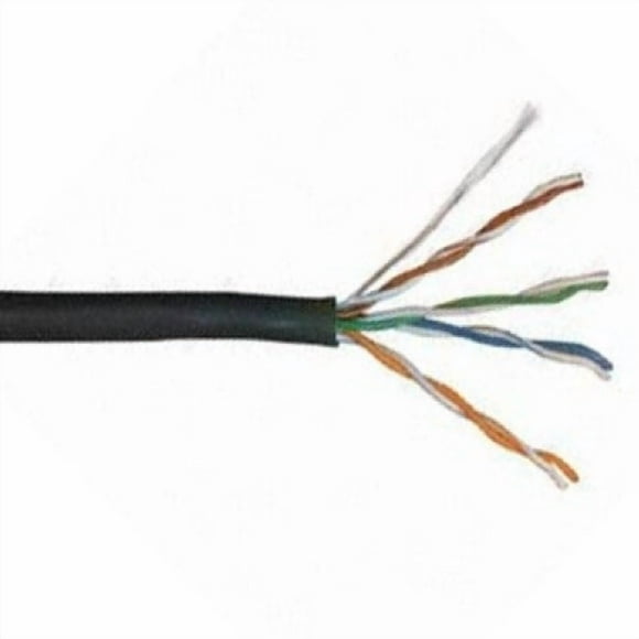 131321-00 - CABLE CAT5E FT6 SOL BLK 1000FT UTP 4/24AWG 350MHZ PLENUM