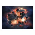 thumbnail image 2 of Tiptophomedecor Space Wallpaper Wall Mural - Alpha Radiation, 2 of 3