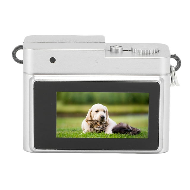 Mini Cámara De Llavero, Cámara Retro Pequeña De 1080p Para Video De Video Vlog, Con Almacenamiento De 128 GB, Incorporado 4 Filtros, Pantalla HD De 0.96 Pulgadas