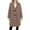 Khaki, variant on Herrnalise Jackets For Women Fashion Casual Pockets Button Long Sleeve Tops Jacket Long Coat Shackets For Women 2024 fall Black,XXXL