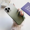 thumbnail image 4 of Compatible with iPhone 15 Pro Max Cute Case Gradient Frosted Wrist Strap Chain Transparent Lens Protection Clear Fashion Protection Shockproof Cover for Women Girls, 4 of 7