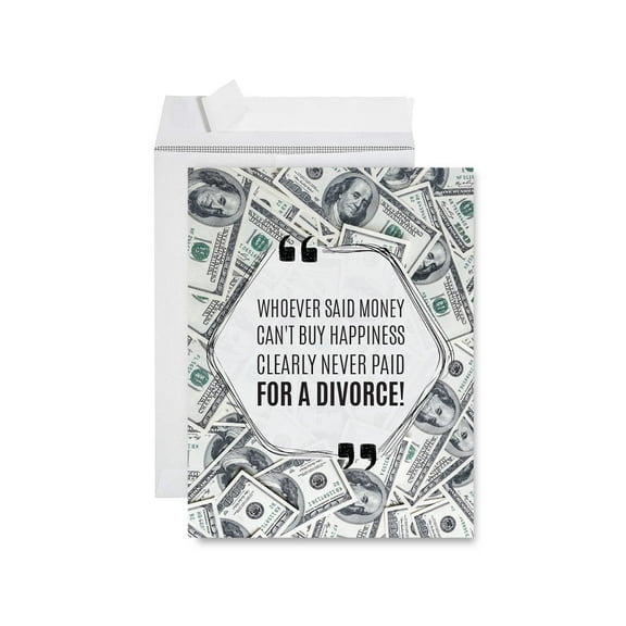 Koyal Wholesale Divorce Jumbo Card, Clearly Never Paid For A Divorce