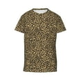 thumbnail image 4 of Wukai Leopard Print Youth Unisex Short Sleeve T-Shirt for Boys, Girls, Teens, and Kids-X-Large, 4 of 7