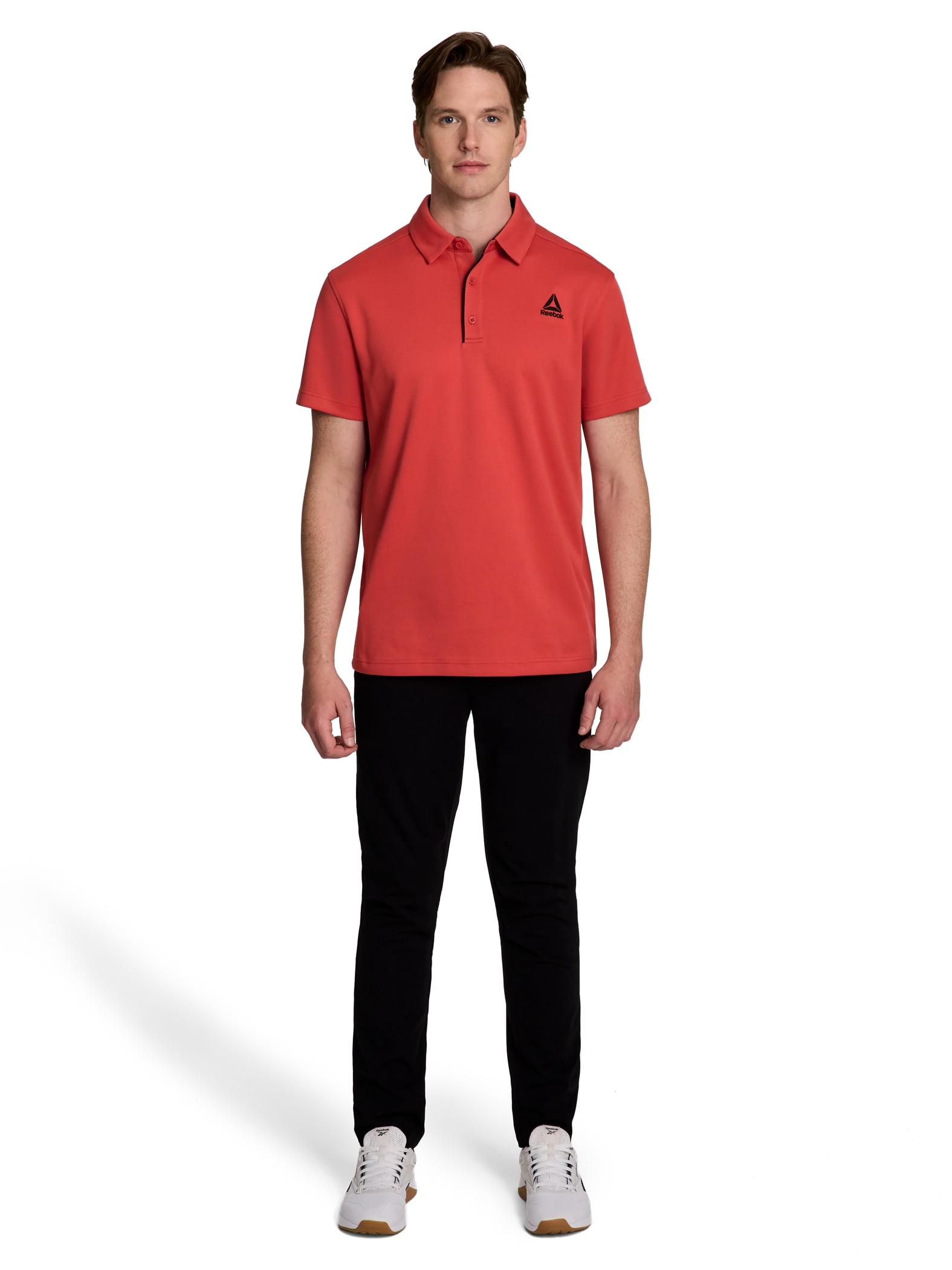 Reebok Men's and Big Men's Performance Polo Shirt, Sizes XS-5XL