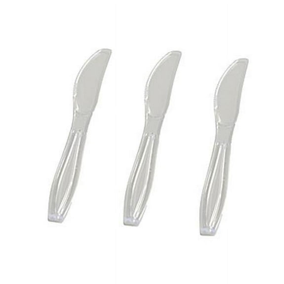Fineline Settings 2524-CL Clear Knivess- BULK