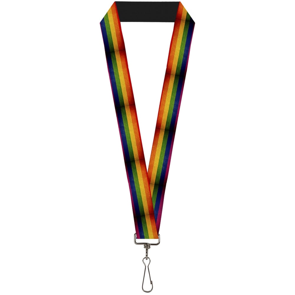 Gay Pride Lanyard Badge ID Keychain Holder Nurse Doctor Teacher Design 4 