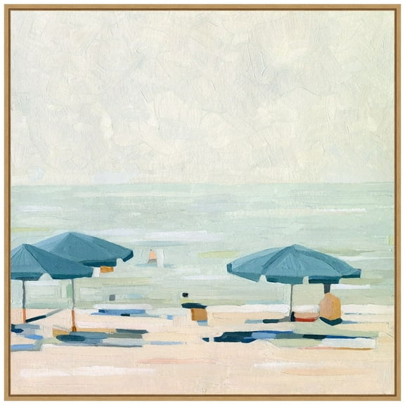 Amanti Art If Its the Beaches II Framed Canvas Wall Art Print