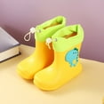 thumbnail image 3 of XIMIN Toddler Cute Cartoon Dinosaur Rain Boots Waterproof Rubber Boots Kids Rain Boots for Girls Boys Unisex-Child Outdoor Rain Boots, 3 of 8