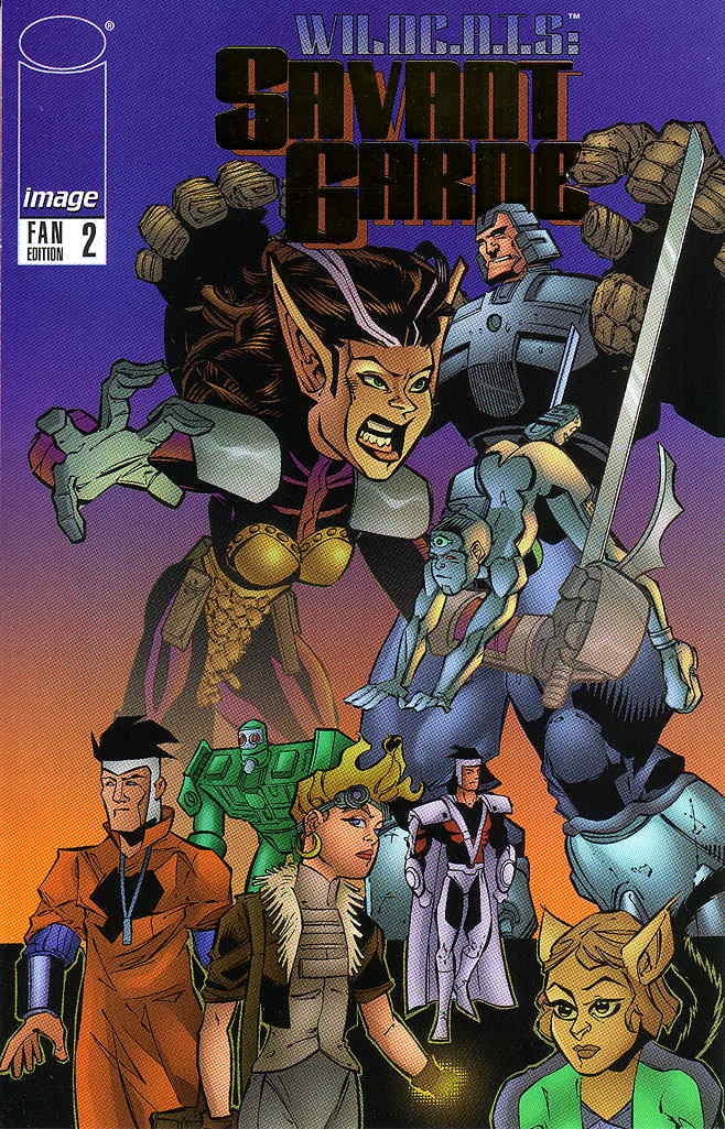 Savant Garde FAN 2 Gold Variant VF ; Image Comic Book