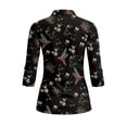 thumbnail image 3 of Uorisanigo Colorful Hummingbird Women's Golf Top Size 2XL Casual Long Sleeve Golf Polo Shirts with Zipper Fashion Quick Dry Athletic Tops for Workout Sports Comfortable Pullover, 3 of 7