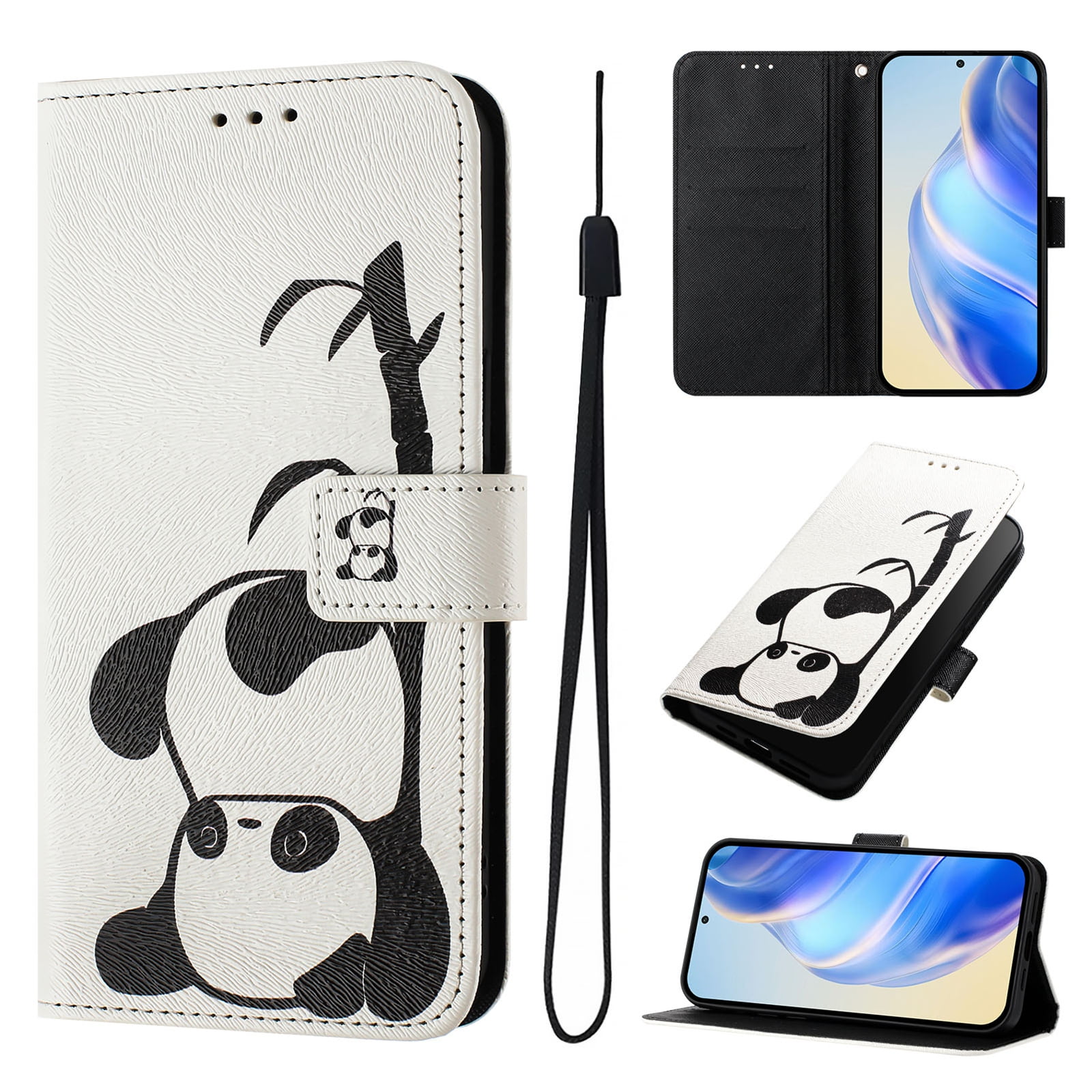 ELEHOLD Case for iPhone 15 Plus, Classic Elegant Premium PU Flip Wallet Case with Credit Card Slot & Magnetic Closure,A