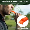 thumbnail image 3 of Emergency Survival Tent Life Shelter - 2 Person Mylar Emergency Shelter Tube Tent with Emergency Whistle & Paracord, All-Weather Essential Survival Gear for Camping, Hiking & Survival Kits, 3 of 8