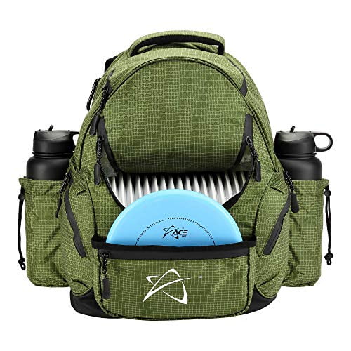 Prodigy Disc BP-3 V3 Sac à Dos de Golf à Disque - Sac de Voyage de Golf - Contient 17+ Disques Plus Rangement - Résistant aux Déchirures et à l'Eau - Idéal pour Débutants - Sac de Golf Abordable (Vert)