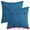 Blue, variant on Unique Bargains Triple Button Decorative Pillowcases Green 18" x 18"