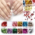 thumbnail image 4 of Nail Glitter Lentejuelas 3D Corazón Decoración de uñas, 4 of 5