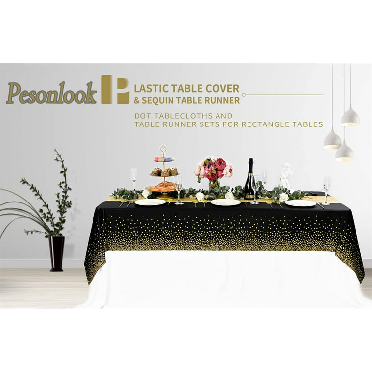 12Pack 12x108 Inch Satin Table Runner and 54x108Inch