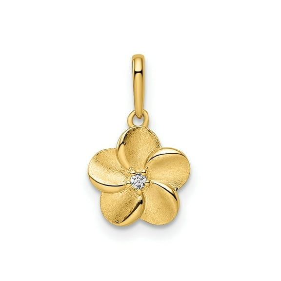 FJC Finejewelers 14 kt Yellow Gold Flower Charm 9 mm