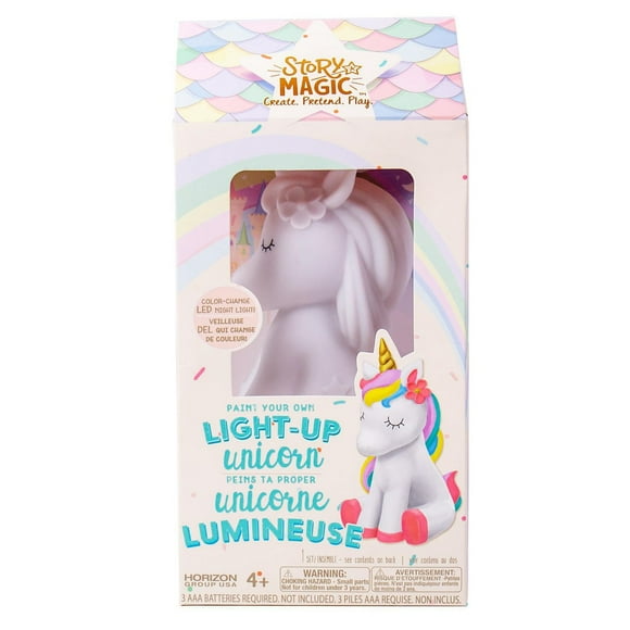 Story Magic Paint Your Own Light-Up Unicorn, Paint a unicorn night light!