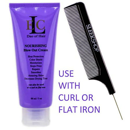 ELC Dao of Hair NOURISHING BLOW OUT CREAM (Stylist Kit) Heat Protection, Color Shield, Moisturizes, Stops Frizz, Repairs, Smoothes, Amazing Shine, Decreases Drying Time (3 oz / 88