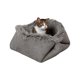 thumbnail image 1 of BR Cama para gatos convertible con calefacción automática - Gris, pequeña, 1 of 5