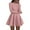 Pink, variant on PRETTYGARDEN Fall Cocktail Dresses for Women Elegant Classy Wedding Guest Long Sleeve Homecoming Party A Line Mini Dress