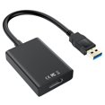thumbnail image 1 of USB to HDMI Adapter for Monitor, USB 3.0/2.0 to HDMI Graphics Cable for PC Laptop Projector HDTV, 1080P Full HD Multi-Display Video Audio Converter for Windows XP/7/8/8.1/10/11 (Black), 1 of 5