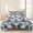 White, Slate Blue,, variant on 3 Pieces Queen Quilt Set,Retro Moroccan Lattice Grey Marble Soft Bedding Sets with 1 Quilt & 2 Pillow Shams,Modern Minimalist Style Summer Bedspread Lightweight Coverlet Comforter for All Season