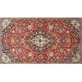thumbnail image 1 of Ahgly Company Machine Washable Indoor Rectangle Traditional Tomato Red Area Rugs, 7' x 9', 1 of 7
