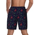 thumbnail image 4 of Uemuo Christmas Deer Pattern Mens Swim Trunks Quick Dry Board Shorts with Mesh Lining, Stretch Beach Shorts Quick Dry No-Chafing Board Shorts-Small, 4 of 9