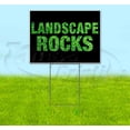 thumbnail image 1 of Landscape Rocks (18" x 24") Yard Sign, Includes Metal Step Stake, 1 of 6