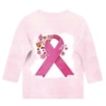thumbnail image 4 of Pisexur T-Shirts à Manches Longues pour Filles, Motif Imprimé Décontracté, Col Rond, Fond de Teint, Rose, 3-4 Ans, 4 of 4
