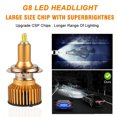 thumbnail image 4 of Gwong Autos 2pcs H1 H7 H7 H11 Bombilla LED 6000K 6 lados de aluminio aluminio de alta luz de cabeza de cabeza Gwong 24010981, 4 of 6