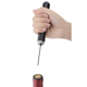 thumbnail image 3 of cuchillo de papel de aluminio para cortar botellas de vino, es un abridor de botellas de vino fácil de abrir de corcho que no se rompe (negro) ShuxiuWang 9024715978882, 3 of 5