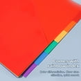 thumbnail image 5 of Binder Index Divider, Page Divider Tabs Colorful 3Ring Binder Dividers for School and Workplace, 5 of 5