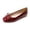 Wine, variant on Women Casual Shoes Ballet Shoes Slip On Trainers Casual Footwear Bow Decor Non Slip Breathable Sole For Daily Wear ,Us Size:5