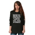 thumbnail image 3 of Funny Grandma Spoiled Grandchildren Women Plus Size Long Sleeve Graphic Tee Brisco Brands 3X, 3 of 5