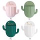 thumbnail image 3 of Soporte de almacenamiento autoadhesivo de cactus para cocina de hogar, almacenamiento de cepillo de dientes, soporte para pared, blanco Feliz Sencillez, 3 of 5