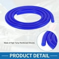 thumbnail image 6 of Unique Bargains Silicone Vacuum Tubing Hose High Temperature 3.3Ft 3/16" 5mm ID 3.5mm Thickness Automotive Vacuum Line Blue 1 Pc 130PSI Max Pressure, 6 of 8