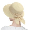 thumbnail image 2 of Clearance Sale!! Beach Sun Straw Hats for Women, Upf 50+ Uv Sun Protection Wide Brim Summer Straw Hat Foldable Packable Roll Up Cap Wide Bongrace Beach Hat Little Girl Sun Cap Foldable Ladies Hats, 2 of 3