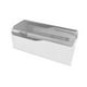 thumbnail image 1 of Organizador de huevos para refrigerador, dispensador de huevos con ruedas automáticas, doble capa, ligero. Blanco, 1 of 9