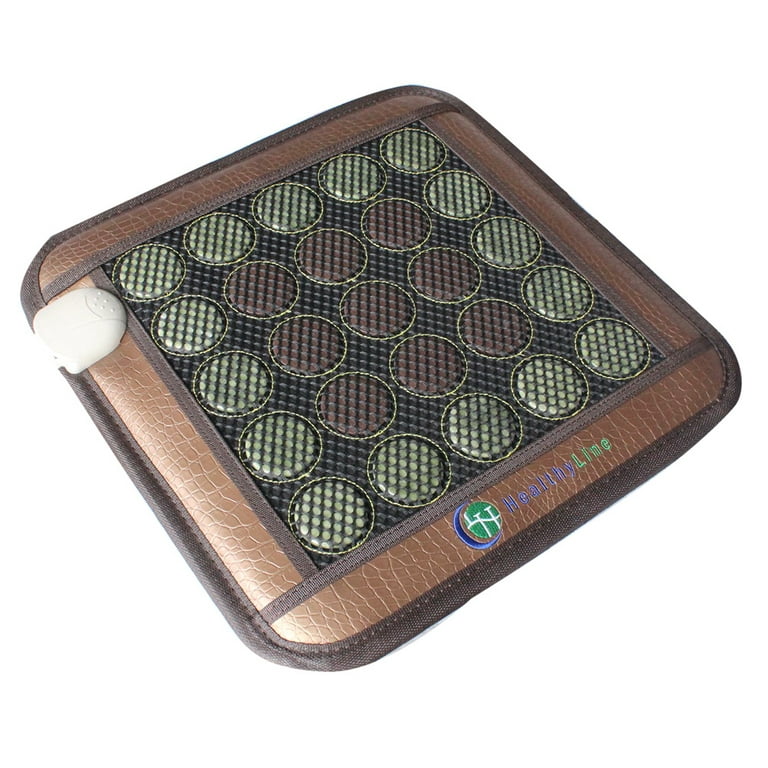 Healthyline Natural Jade & Tourmaline Mat (72L X 24W) Negative  Ions/Fir/Far-Infrared/Multi Heat & Energy Therapy Healing Pad