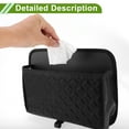 thumbnail image 5 of Unique Bargains Auto Trash Can With Lanyard Hanging Front Rear Seats Trash Bin 1 Pc Black, 5 of 7