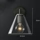 thumbnail image 3 of Chinese iron wall lamp E27, metal lamp, glass wall lamp, night light suitable for corridors, attics, passages and cafes, 3 of 3