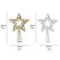 thumbnail image 2 of De Decoración Para Árbol De Navidad, Diseño De Copo De Nieve, Estrella Para Árbol De Navidad, Estrella Brillante Para Árbol De Navidad Para Adornos Navideños. 2 Piezas Minnieouse HA040436-02, 2 of 6