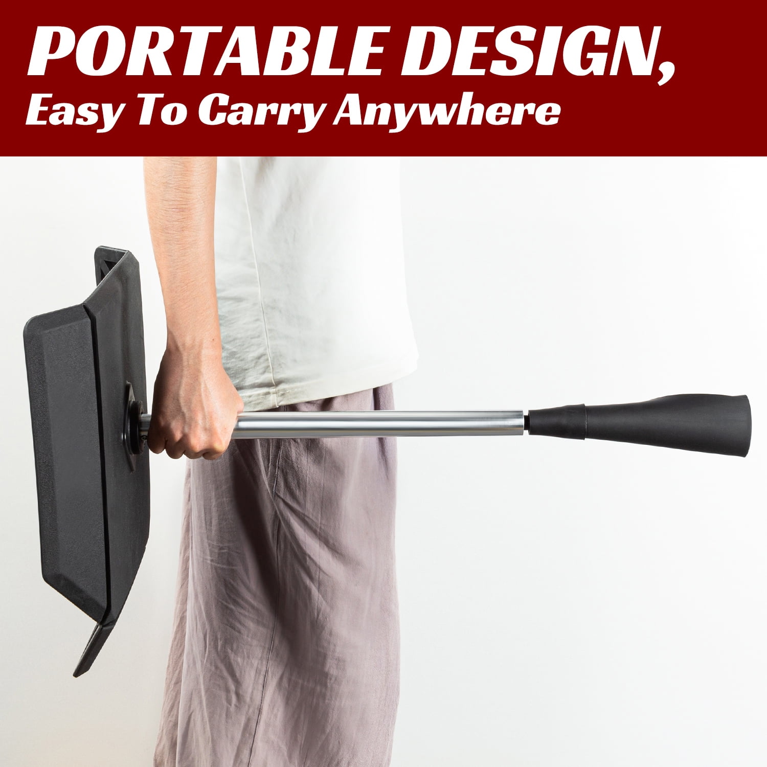 CureCalor Portable Baseball Batting Tee, Height Adjustable Traditional Home Plate Base for Baseball and Softball