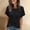 Black, variant on TODOZO T Shirts for Women Loose Fit Casual Lightweight Soft Basic Tees Summer Tops for Women 2025 Women Shirts Summer Sweaters Short Sleeve Tunic Tops 2025 Casual Business Blouses Black L