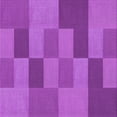 thumbnail image 1 of Ahgly Company Indoor Square Patterned Bright Neon Pink Purple Area Rugs, 6' Square, 1 of 6