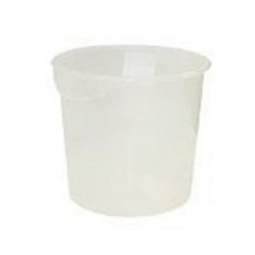 RUBBERMAID Round Storage Container,18 qt. FG572724CLR