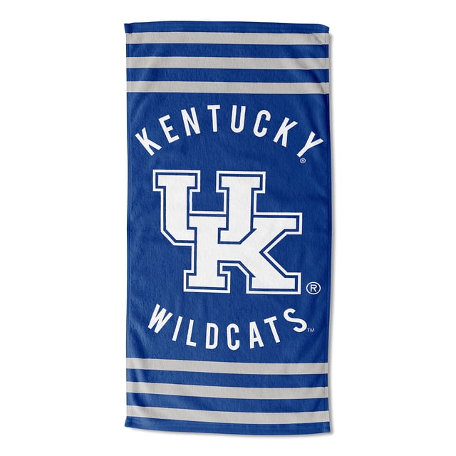 Toalla de playa Northwest NCAA Kentucky Wildcats 30 x 60 rayas