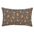 thumbnail image 1 of Fotbe cute fall fox leaf Funda de Almohada Decorativa Estilo Occidental, Lujo en Algodón, Fundas para Almohadas King, Cojín Estampado para Decoración del Hogar-16"x24", 1 of 6